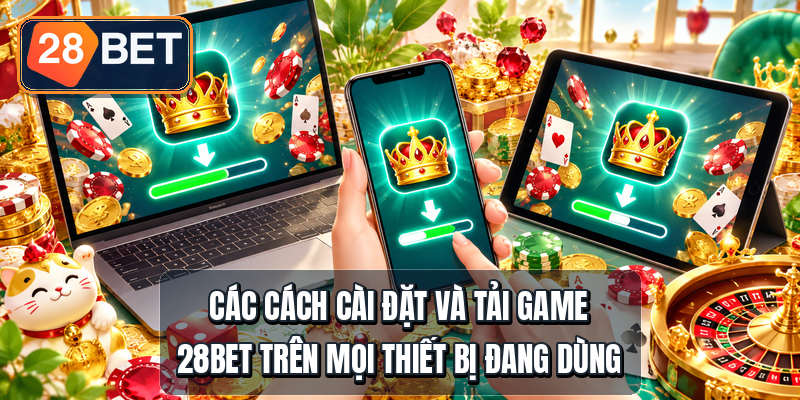 Các cách cài đặt và tải game 28bet trên mọi thiết bị đang dùng