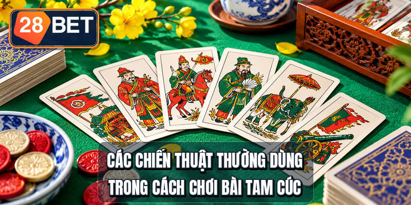 Các chiến thuật thường dùng trong cách chơi bài tam cúc