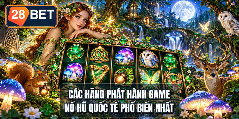 Game Nổ Hũ Quốc Tế - 6 Hãng Lớn Và 4 Cơ Chế Các hãng phát hành game nổ hũ quốc tế phổ biến nhất