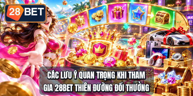 28BET Thiên Đường Đổi Thưởng - 5 Cấp VIP Hot Các lưu ý quan trọng khi tham gia 28bet thiên đường đổi thưởng