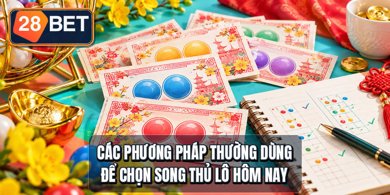 Các phương pháp thường dùng để chọn song thủ lô hôm nay