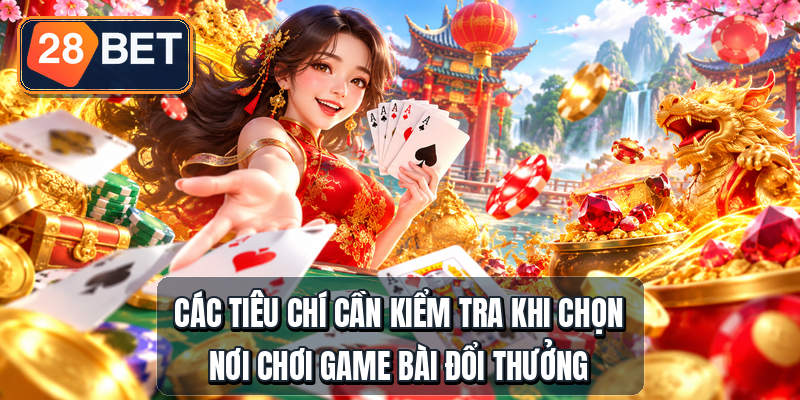 Game Bài Đổi Thưởng - 6 Tiêu Chí Chọn Cổng An Toàn Các tiêu chí cần kiểm tra khi chọn nơi chơi game bài đổi thưởng