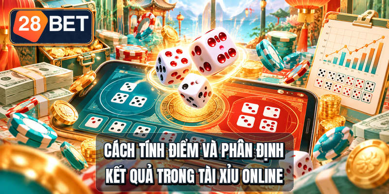 Cách tính điểm và phân định kết quả trong tài xỉu online