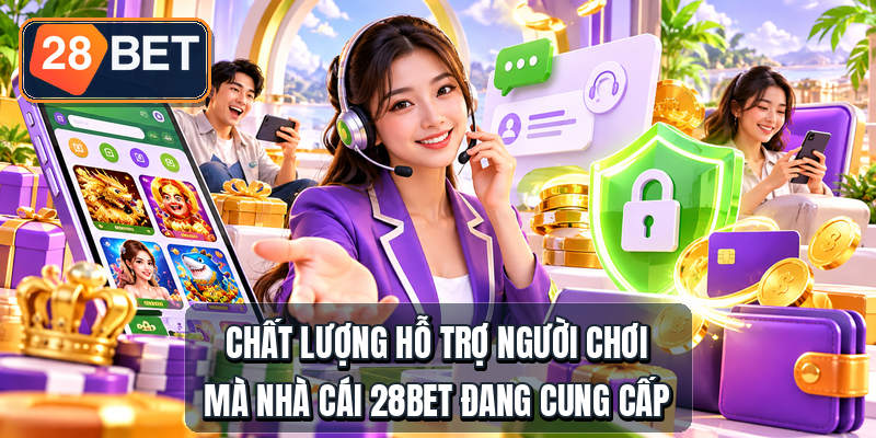 Nhà Cái 28BET - 5 Lý Do Lọt Top Uy Tín Châu Á Chất lượng hỗ trợ người chơi mà nhà cái 28bet đang cung cấp