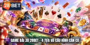 Game Bài 3D 28BET - 4 Tựa HOT Và Cấu Hình Cần Có