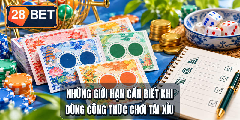 Những giới hạn cần biết khi dùng công thức chơi tài xỉu
