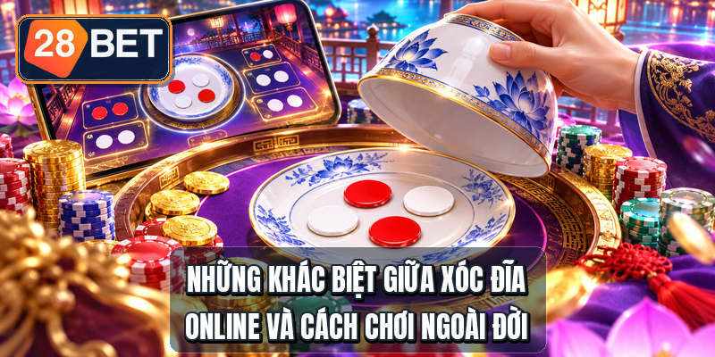 Xóc Đĩa Online - 3 Bước Vào Bàn Cho Người Mới Những khác biệt giữa xóc đĩa online và cách chơi ngoài đời