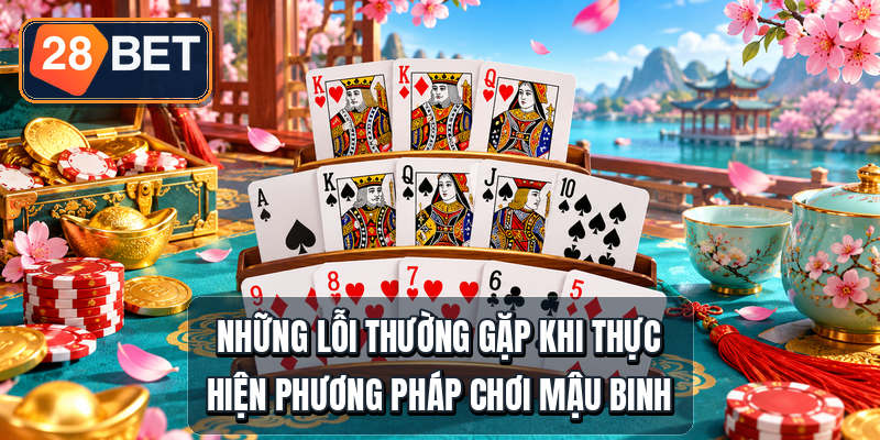 Những lỗi thường gặp khi thực hiện phương pháp chơi mậu binh