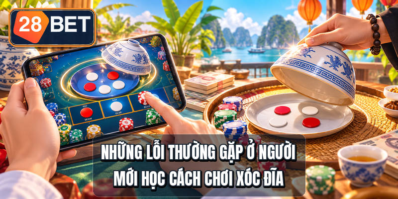Những lỗi thường gặp ở người mới học cách chơi xóc đĩa