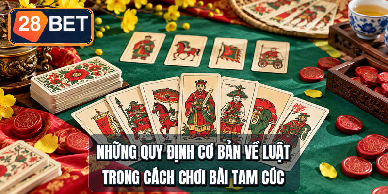 Những quy định cơ bản về luật trong cách chơi bài tam cúc