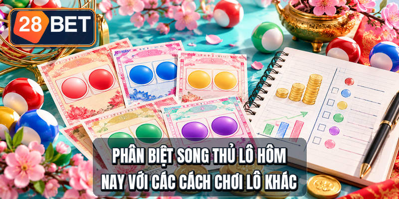 Phân biệt song thủ lô hôm nay với các cách chơi lô khác