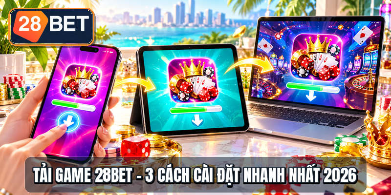 Tải Game 28BET - 3 Cách Cài Đặt Nhanh Nhất 2026