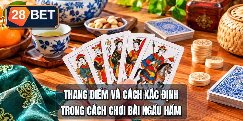 Thang điểm và cách xác định trong cách chơi bài ngầu hầm
