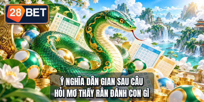 Ý nghĩa dân gian sau câu hỏi mơ thấy rắn đánh con gì